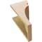 Ekena Millwork 8"W x 8"D x 16"H Wide Yorktown Rough Cedar Woodgrain TimberThane Corbel, Primed Tan CORUR08X08X16YORRCPR - alternate 6